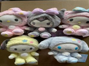 Animaux en peluche Cinq types de jouets en peluche de dessin animé de haute qualité Belles poupées kuromi 25 cm au détail envoyés par epacket6849876