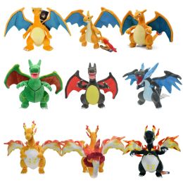 Animaux en peluche Dragon respirant le feu, jouets pour enfants, jeux pour camarades de jeu, cadeaux de vacances pour enfants, décoration de la maison