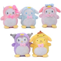 Gevulde dieren pluche speelgoed 22 cm Penguin Cross Dressing Series Kunomi Plush Toy Doll Birthday Gift