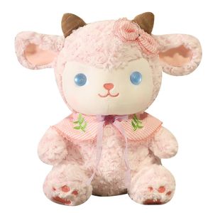 Animaux en peluche taille 22cm, poupées de mouton mignonnes en peluche comme cadeau pour enfants et amis