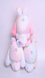 Peluches jouets en peluche environ 20 cm mignon lapin couleur merodi yugui chien et chat en peluche poupée 9596763