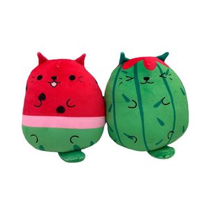 Animaux en peluche jouets en peluche mignon 20cm nouveau coussin en peluche chat imprimé