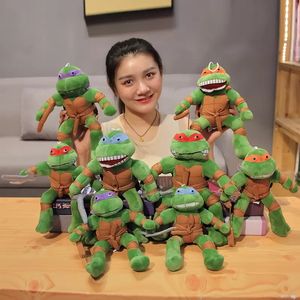 Gevulde poppen voor kinderen Verjaardag Kerstcadeaus 25 cm Tortoise Dolls Boyscartoon Anime Toys Soft Plush