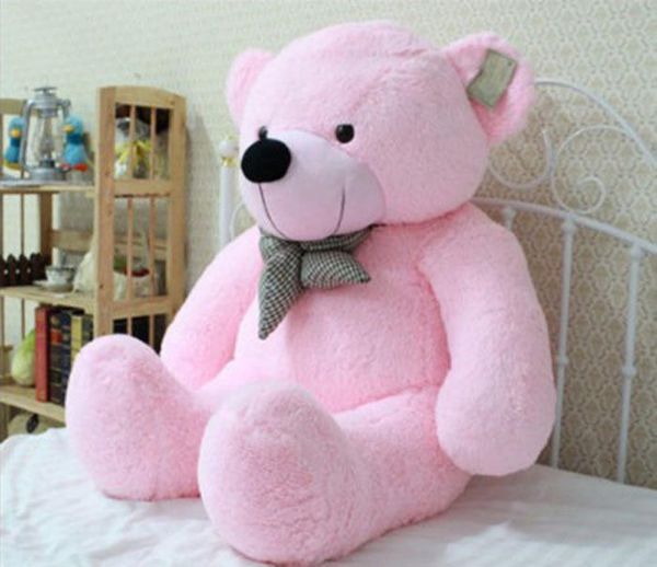 Peluche géante rose de 80CM, grand ours en peluche, énorme poupée 100 coton douce, cadeau, New6487513