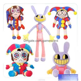 Peluches P Animales El increíble circo digital Payaso Juguete Muñeca de dibujos animados Pomnlls Jax Juguetes blandos Niños lindos Entrega de gota de Navidad Dhboe