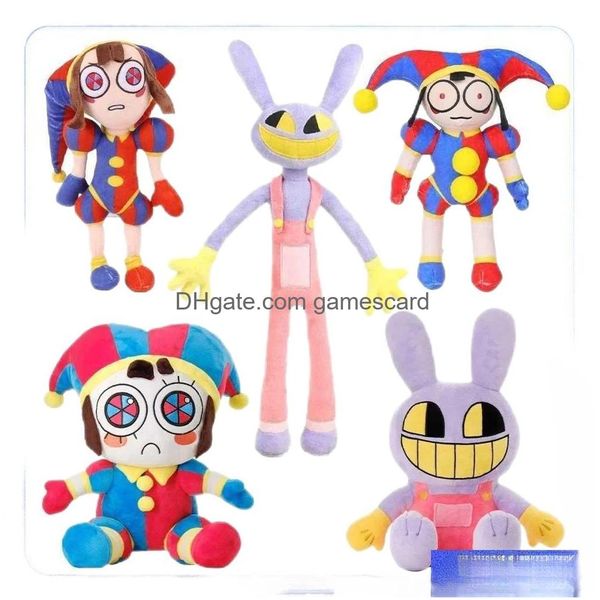 Peluches P Animaux L'incroyable jouet de clown de cirque numérique poupée de dessin animé Pomnlls Jax peluches mignons enfants livraison directe de Noël Dhboe