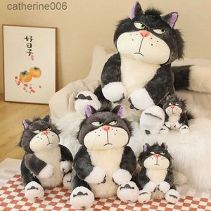 Gevulde pluche dieren 10-65 cm schattige Lucifer Cat Plush Dolls Princess Dream Cartoon Lucifer Gevulde speelgoed Kawaii Anime Cat Plush Toy Xmas Gifts For Kidsl231228