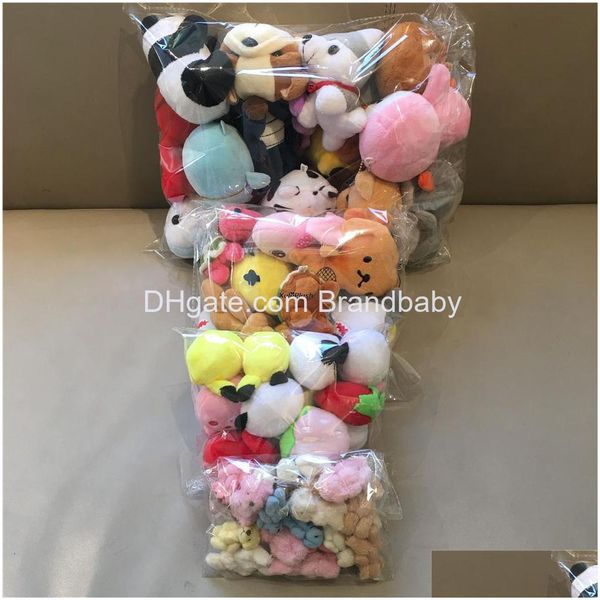 Animaux En Peluche En Peluche 10 Pcs En Gros Styles Aléatoires Jouet 515Cm Ours Pingouins Panda Mignon Poupée Douce Pour Enfants Cadeau De Noël Drop Del Dhymr