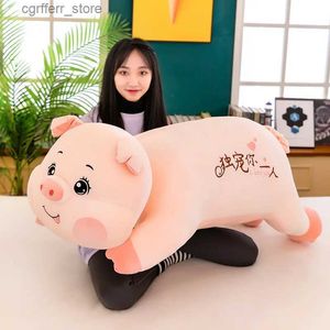 Animaux en peluche en peluche 110cm Petit cochon jouet en peluche mignon animal de remplissage petit cochon en peluche moelleuse bébé soda canapé canapé-coussin pour la maison pour la maison.