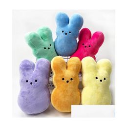 Animaux en peluche en peluche 15 cm transfrontalier nouveau produit Peeps lapin de Pâques poupée en peluche jouet cadeau pour enfants jouets cadeaux animaux en peluche plus Dhafj