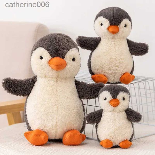 Animaux en peluche 16/21 cm Kawaii pingouin jouets en peluche peluches poupées d'animaux doux beau pingouin apaiser jouets pour enfants bébé filles cadeaux d'anniversaire L231027