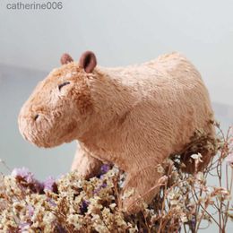 Animaux en peluche 18-30 cm Capybara peluche Simulation Capibara Anime peluche jouet animaux en peluche poupée douce enfants cadeau d'anniversaire envoi autocollant 231228
