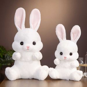 Animaux en peluche 1 pièce 45/55 cm Adorable lapin assis en peluche doux à longues oreilles en peluche poupées douces petite amie cadeau pour enfants
