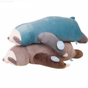 Animaux en peluche en peluche 1 pc 65-100 cm Nouveau mignon peluche paresseux jouet en peluche doux simulation paresseux peluche animaux peluche poupée oreiller pour enfants cadeau d'anniversaire L230707