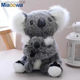 Gevulde Pluche Dieren 1pc Kawaii Simulatie Australië Koala Knuffel Knuffeldier Pop Moeder Baby Kinderen Baby Meisjes Speelgoed Verjaardagscadeau Thuis DecorL231027