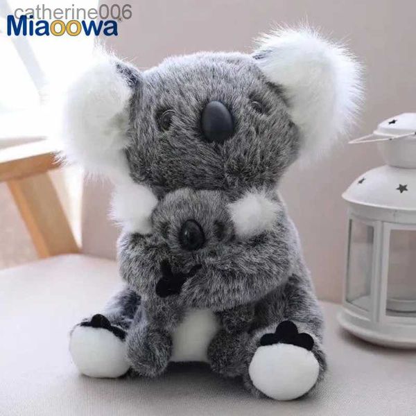 Animaux en peluche 1pc Kawaii Simulation Australie Koala en peluche jouet en peluche poupée maman bébé enfants infantile filles jouets cadeau d'anniversaire décor à la maison L231027