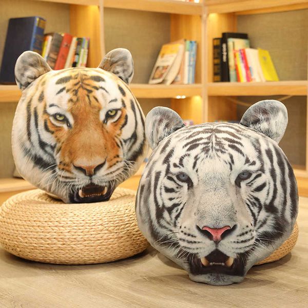 Peluche animaux en peluche, mascotte du nouvel an, tigre réaliste, coussin en peluche doux, jouet en peluche, jolies poupées de dessin animé, cadeaux pour enfants garçons, 1 pièce