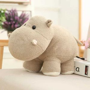 Gevulde pluche dieren 20/25/35 cm schattige mollige hippo olifant pluche speelgoed zacht plueshies kaii knuffel dier poppenkamer decor kinderen verjaardagscadeau