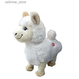 Gevulde pluche dieren 2021Electric Dolls Dance and Sing and Shake Ass Alpaca Novely Plush Toy Grass Mud Horse L47