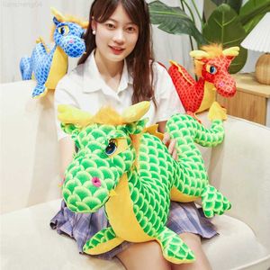 Gevulde Pluche Dieren 2024 Chinese Stijl Dierenriem Draak Knuffels Simulatie Gevulde Zachte Dieren Poppen Cartoon Home Decor Verjaardagscadeau voor Jongens Kinderen L230707