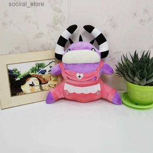 Animaux en peluche en peluche 2024 NOUVEAU CHAUDER HELLUVA PLUSH TOY LOO LAND Doll Extrêmement Evil Evil Anime Game Doll Planched Plane Gift Toy L411