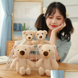Gevulde pluche dieren 2035 cm teddybeer pop speelgoed meisje rugzak versierd met schattige hangberen sleutelhanger t -shirt back drop deliv dhfyq