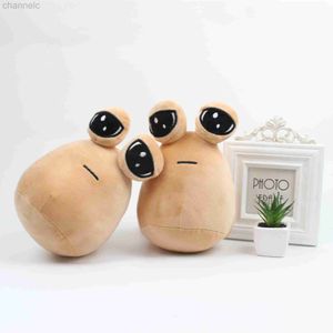 Gevulde pluche dieren 22 cm mijn huisdier Alien Pou Toy Cute Cartoon Emotie IE Doll Game personages Home Decor