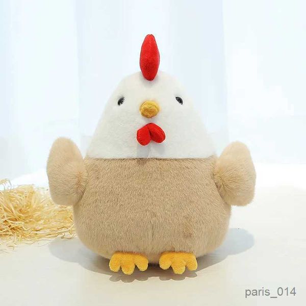 Animaux en peluche en peluche 23cm poulet mignon peluche de poupée