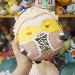 Gevulde pluche dieren 23 cm My Hero Academia pluche poppenspeelgoed Iida Tenya Kaminari Denki Deku Gum Hoofd Aizawa Shota All Might Cotton Pillows Kids Gift L230707