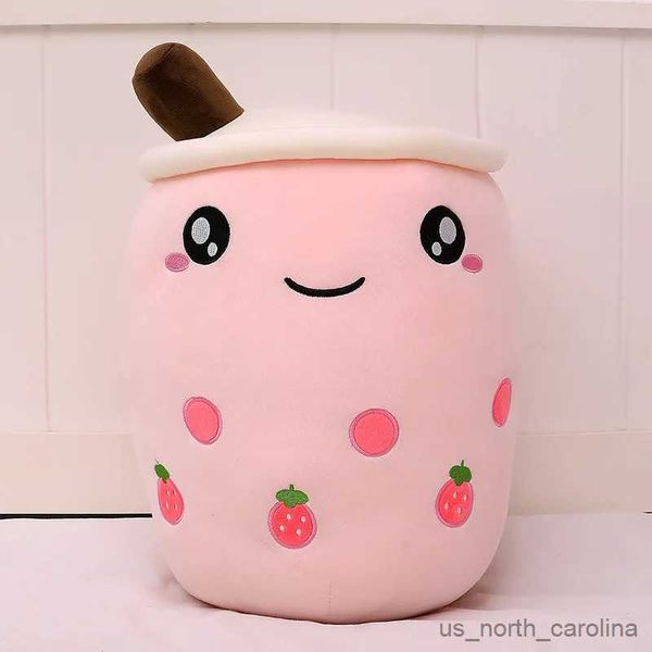 Peluche animaux en peluche 24/70CM, bulle de thé réelle, jouet de thé au lait Boba, boules de câlin en peluche douce, tasse de thé Bubo, coussin cadeau pour fille