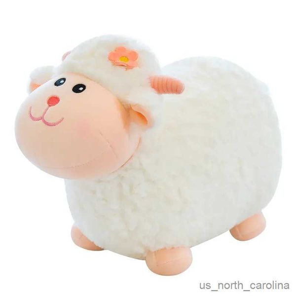 Animaux en peluche 25 cm mignon mouton jouets en peluche bébé animal poupée dormir saint valentin cadeaux d'anniversaire de noël pour enfants fille R231110