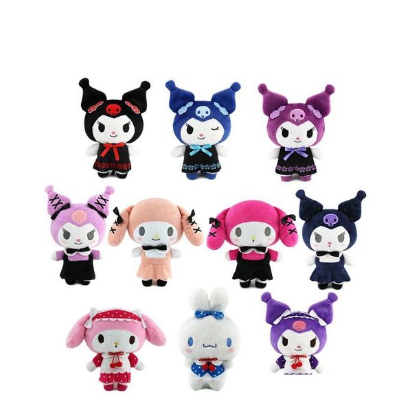 Animaux en peluche en peluche 25 cm P jouets dessin animé Lolita princesse jupe poupée Kuromi fille coeur mignon Imp livraison directe jouets cadeaux en peluche Ani Dhjot