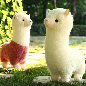 Gevulde pluche dieren 28 cm kleuren pluche alpacasso speelgoed mode dier zacht gevulde poppen mooie verjaardagscadeau voor kindmeisjes r230811