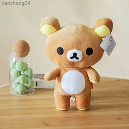 Animaux en peluche 28 cm Rilakkuma ours en peluche poupée en peluche ours Kawaii peluches beaux jouets animaux loisirs Anime décoration de chambre cadeaux de noël