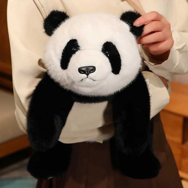 Animaux en peluche en peluche 30/40 / 60 cm Simulation créative panda moelleux doux ours en peluche en peluche en peluche de poupée