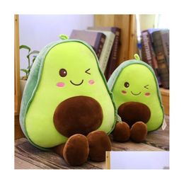 Animales de felpa rellenos 30 cm Avacate Lanza P Smoquh P Toy Creative Creative Cute Fruit Doll Cushion para Regalos de cumpleaños para hombres y mujeres Drop entregada OT0XU