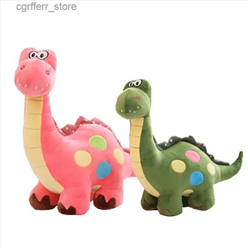 Schleczone pluszowe zwierzęta 35 cm 50 cm 65 cm Nowe dinozaur Pluszowe zabawki Śliczne kreskówkowe filmy dla dzieci dla dzieci Prezent urodzinowy 240327