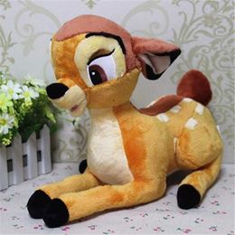 Animaux en peluche en peluche 35 cm Carton mignon petit cerf Bambi Remplissage doux Toy Doll Gift de Noël D240520