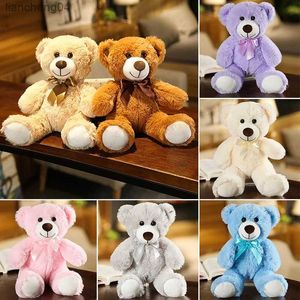 Animaux en peluche 35cm, ours en peluche mignon, poupée douce, cadeau de noël pour enfants, oreiller