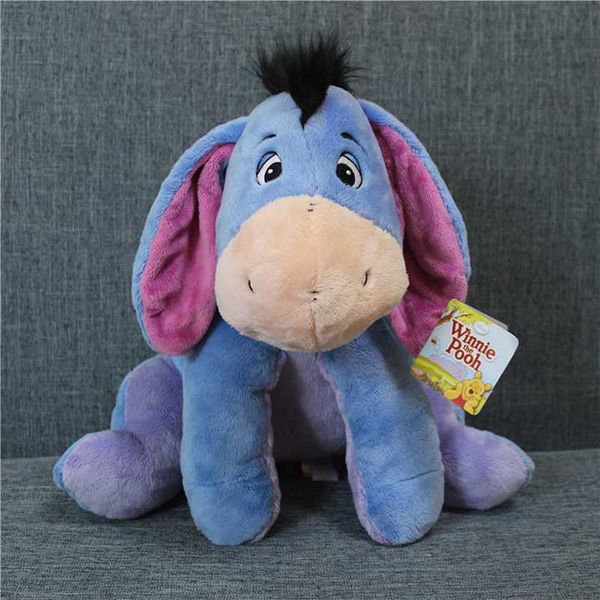 Animales de peluche de peluche Envío gratis 37 cm Azul Eeyore Burro Cosas Animal Juguete de peluche suave Muñeca Niño Cumpleaños Niños Regalo L230707