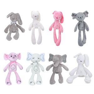 Animaux en peluche en peluche 40cm Lapin en peluche Jouets 15,6 Pouces Lapin Doux Éléphant Licorne Koala Animaux En Peluche Poupée Enfants Apaiser Dormir Cadeau 230617