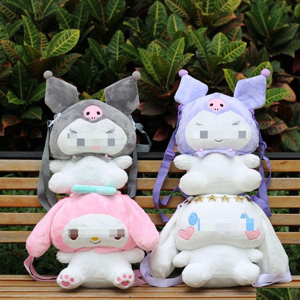 Peluches de peluche Animales 40 cm Juguete Kuromi Chinchilla Mochila de dibujos animados para niños Modelo de moda Regalo Drop Entrega Juguetes Regalos DHWJC