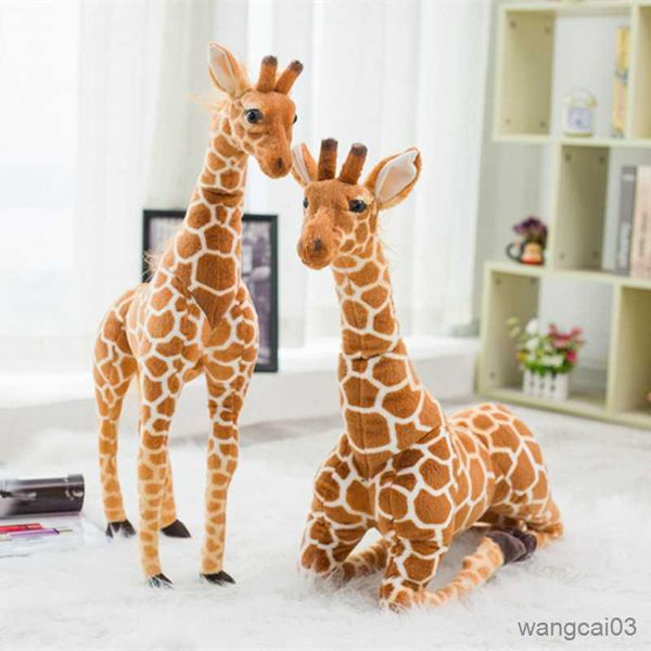 Animaux en peluche 50-120 cm géant vraie vie jouets en peluche de haute qualité animaux en peluche poupées doux enfants enfants bébé anniversaire cadeau chambre décor R230904