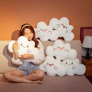 Peluche animaux en peluche nuage blanc 50x30cm, jouet doux en peluche, poupée partiellement nuageuse, décoration de chambre de bébé Girly, cadeau