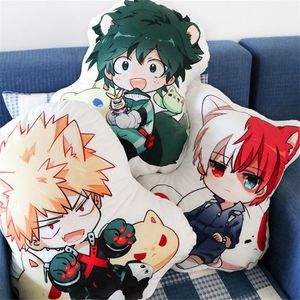 Animaux en peluche en peluche 50 cm Anime My Hero Academia Peluche Boku Yoh Asakura Katsuki Bakugo So Toooroki Oreiller Dessin animé Coussin en peluche Enfant Fan Cadeau 230626