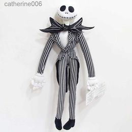 Animaux en peluche 50 cm L'Étrange Noël de monsieur Jack Skellington Jouets en peluche Poupée Squelette Jake Jouets en peluche pour enfants Cadeaux pour enfants L231228