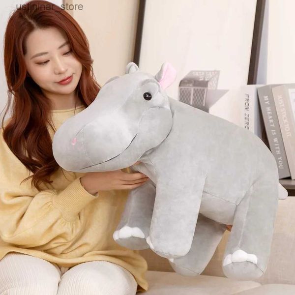 Animaux en peluche en peluche 55/70 cm Cuddle Cuddle Hippo Animaux en peluche réaliste oh So Soft Soft Bippot Hippota