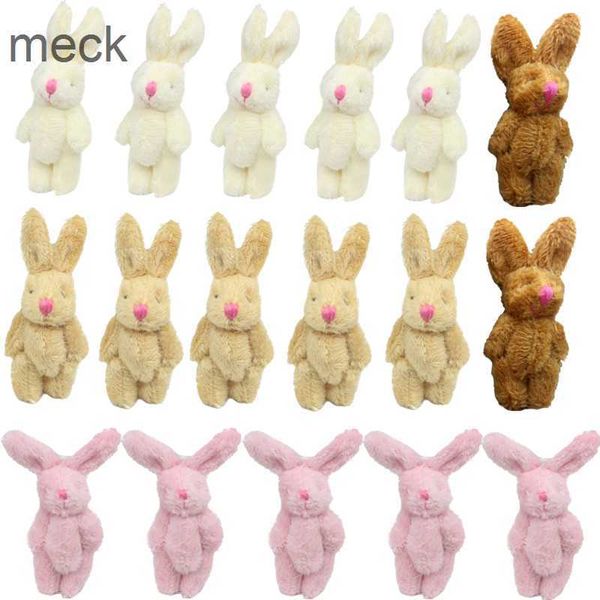 Animaux en peluche en peluche 5 pièces/1 Pc 6 cm Mini lapin en peluche doux lapin pour décoration de poupée pour maison Mini jouet en peluche lapin en peluche pour figurine de lapin de poupée