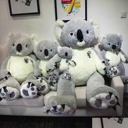 Animaux en peluche en peluche 70-140cm Big NT Australie Koala Jouet Soft Bear Doll Jouets Enfants Juguetes pour les filles Cadeau d'anniversaire Q0727 Drop Del Ot7Ty