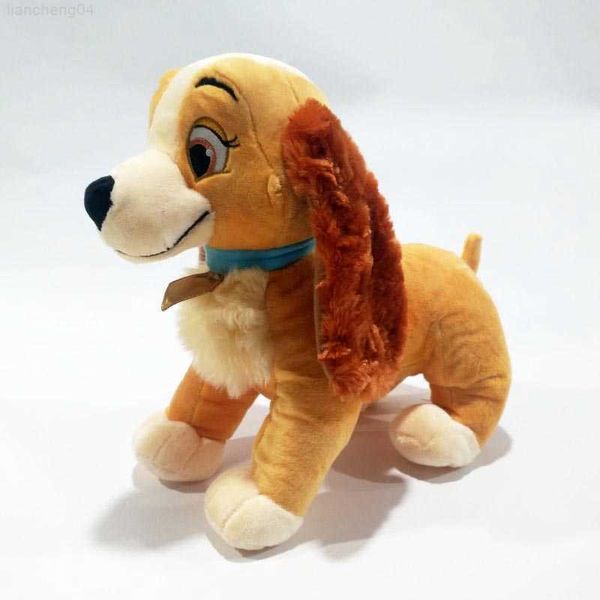 Animales de peluche de peluche Anime Lady and the Tramp Peluches de peluche de dibujos animados Anime The Lady Plush Doll Toys Regalos divertidos para niños Gilrs L230707